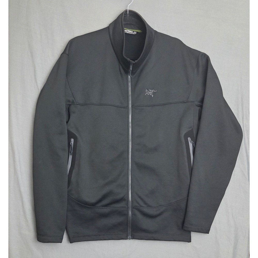 Arc'teryx Arenite Fleece Jacket Black Men's XL EUC 16234 Technical Midlayer EUC